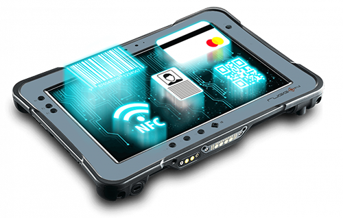 Rugged tablets for vehicles and personnel in field work department - United States, USA