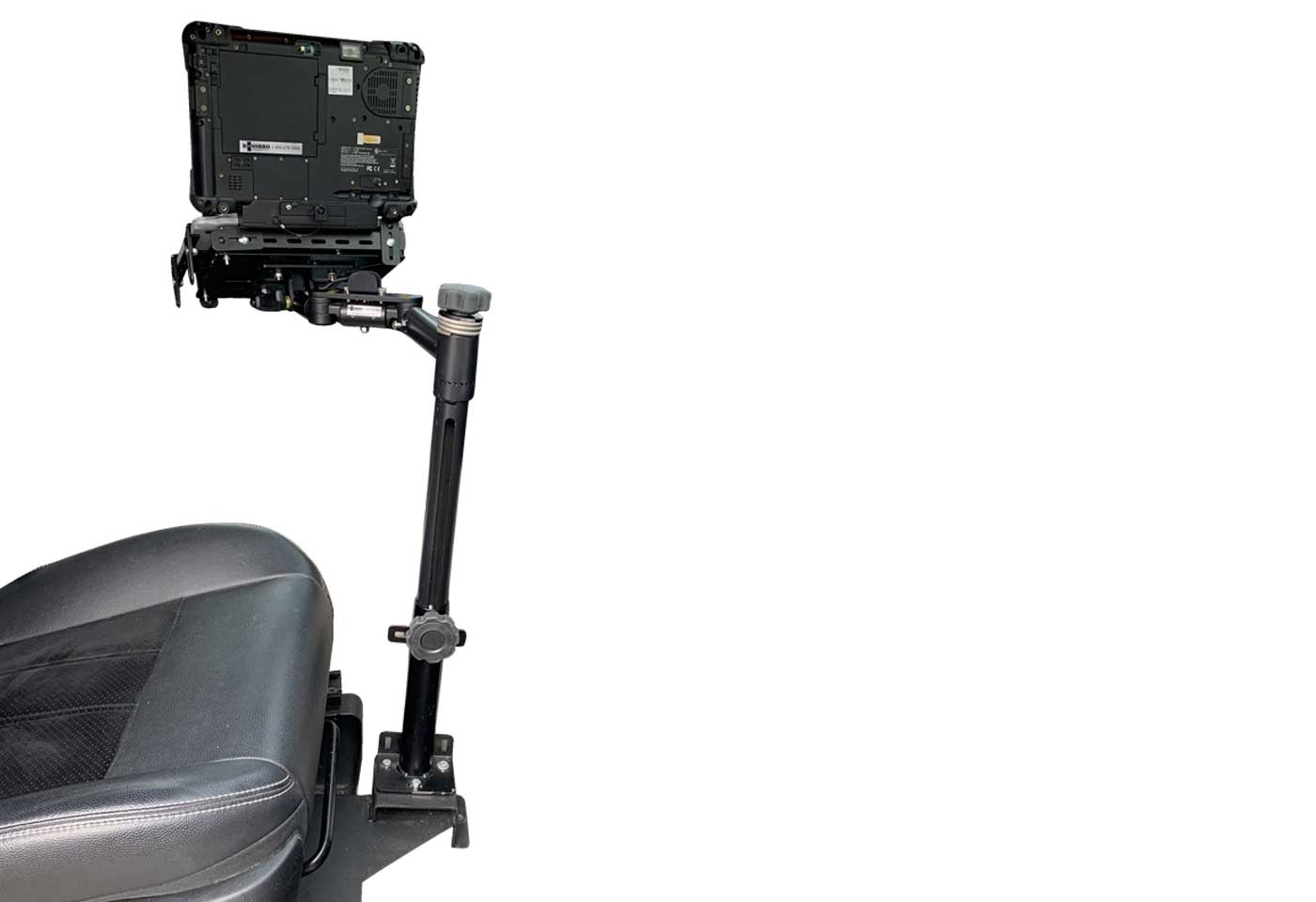 Rossbro Articulating Computer Arm - Floor Mount for Supervisor Vehicles - United States, USA